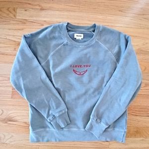 Zadig et Voltaire "I love you" sweatshirt